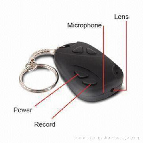 Keychain Pinhole Camera, Supports TF Card from 1 to 16GB Capacity